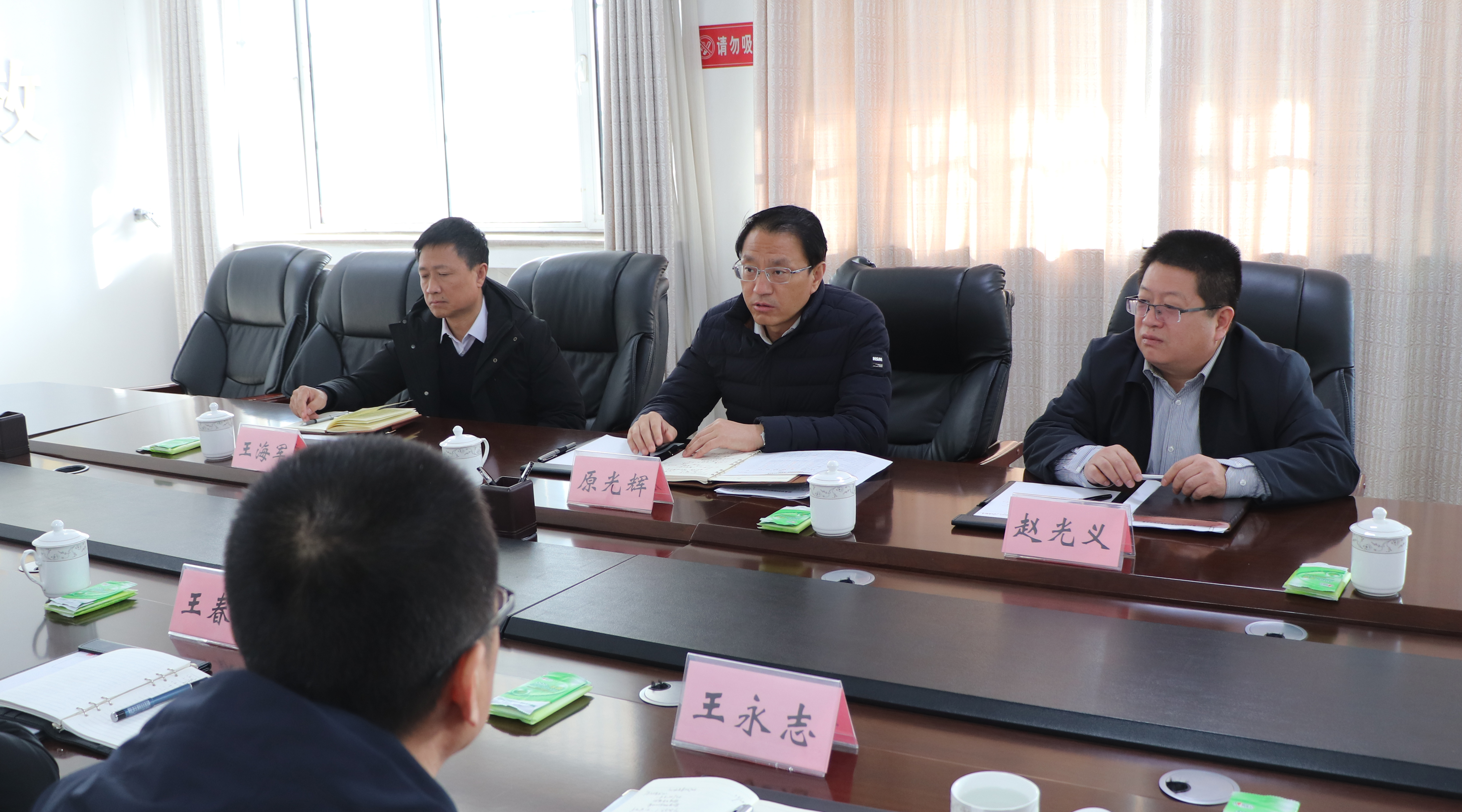 沁水县县委常委,常务副县长赵光义参加调研.