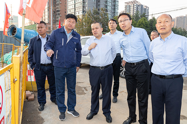 刘锋调研城建重点工程 - 晋城市人民政府门户网站