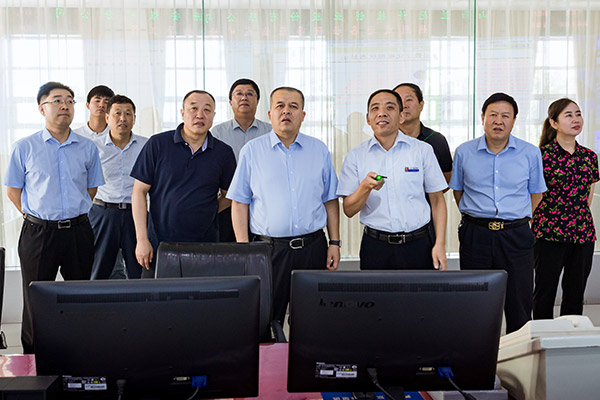 晋城市市长刘锋先后深入高平市兰花集团唐安煤矿,陈区镇开化寺和三甲